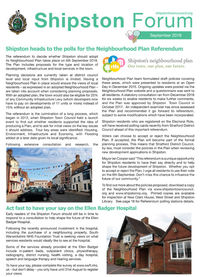 Shipston Forum - September 2018