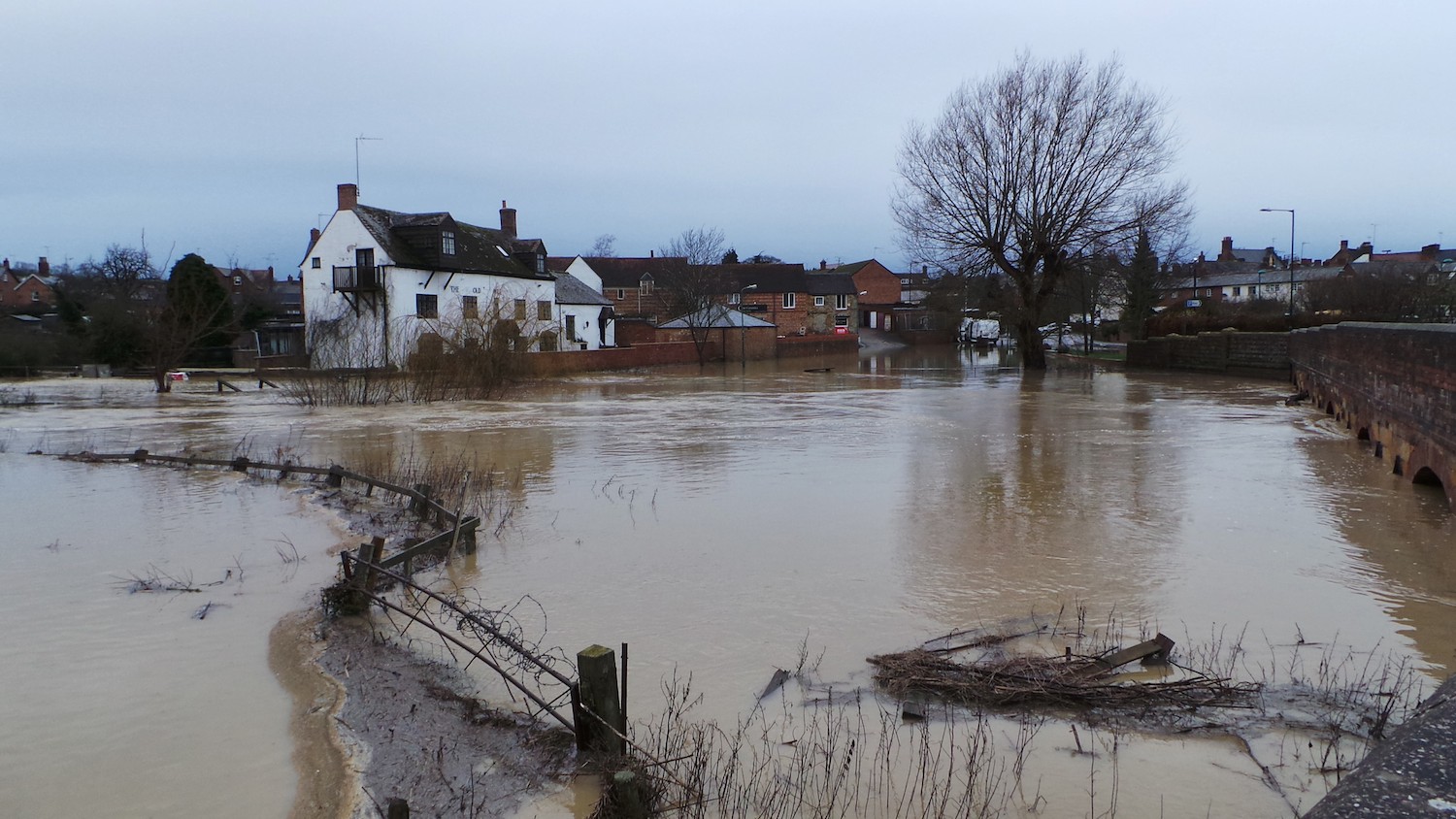 Flooding at Mill Street. Photo by Philip Vial